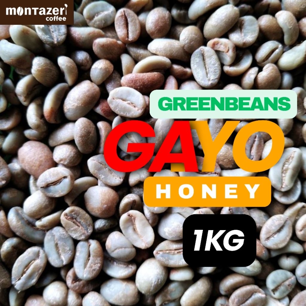 Kopi Gayo Arabika Mentah Honey Process 1kg - Biji Kopi Hijau Green Beans Aceh Specialty High Quality