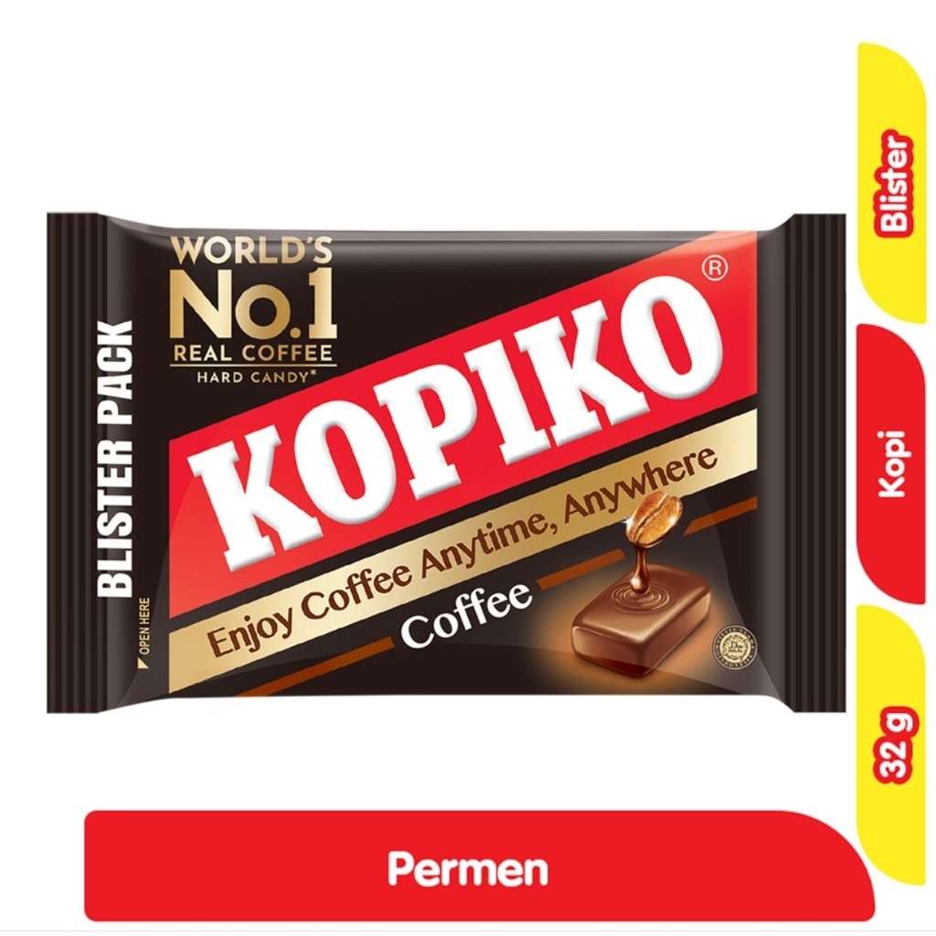 KOPIKO PERMEN BLISTER BOX ISI 12p