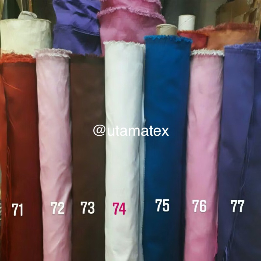 Tafeta Dob Bahan Kaku Untuk Kebaya dan Blouse