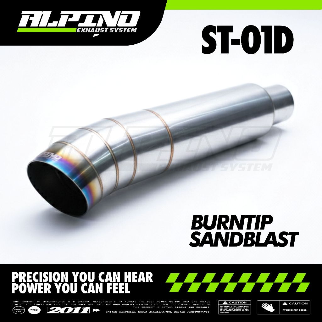 Tailpipe Diesel ST-01D Burntip Alpino Exhaust System Original
