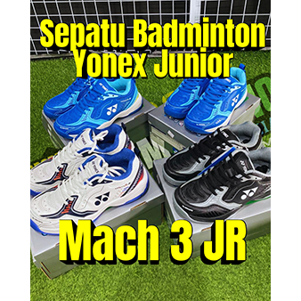 Sepatu Badminton YONEX MACH 3 JUNIOR JR ANAK MACH-3 JR Sepatu Bulu Tangkis Yonex Original