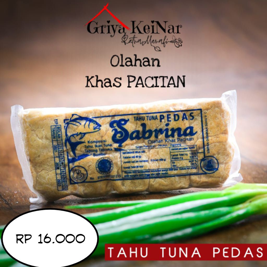 Tahu tuna sabrina pedas