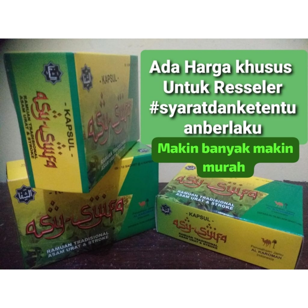Asy syifa kapsul asam urat original