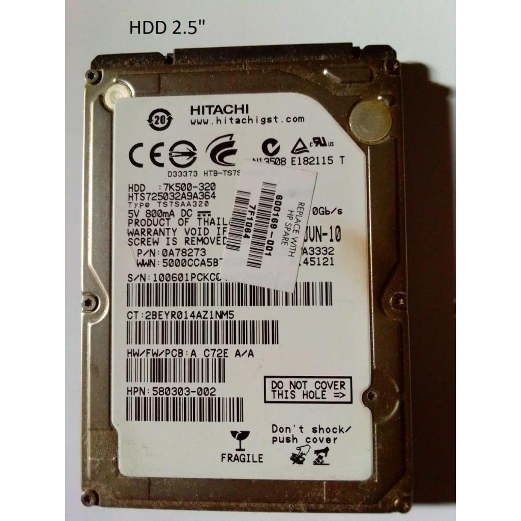HARDDISK LAPTOP 2.5" DAN HARDDISK PC 3.5" --- KONDISI RUSAK