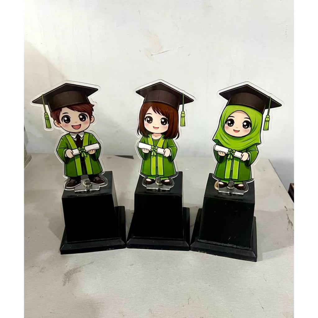 ABD TROPHY- PIALA AKRILIK WISUDA TERMURAH COCOK UNTUK WISUDA PAUD/TK/RA