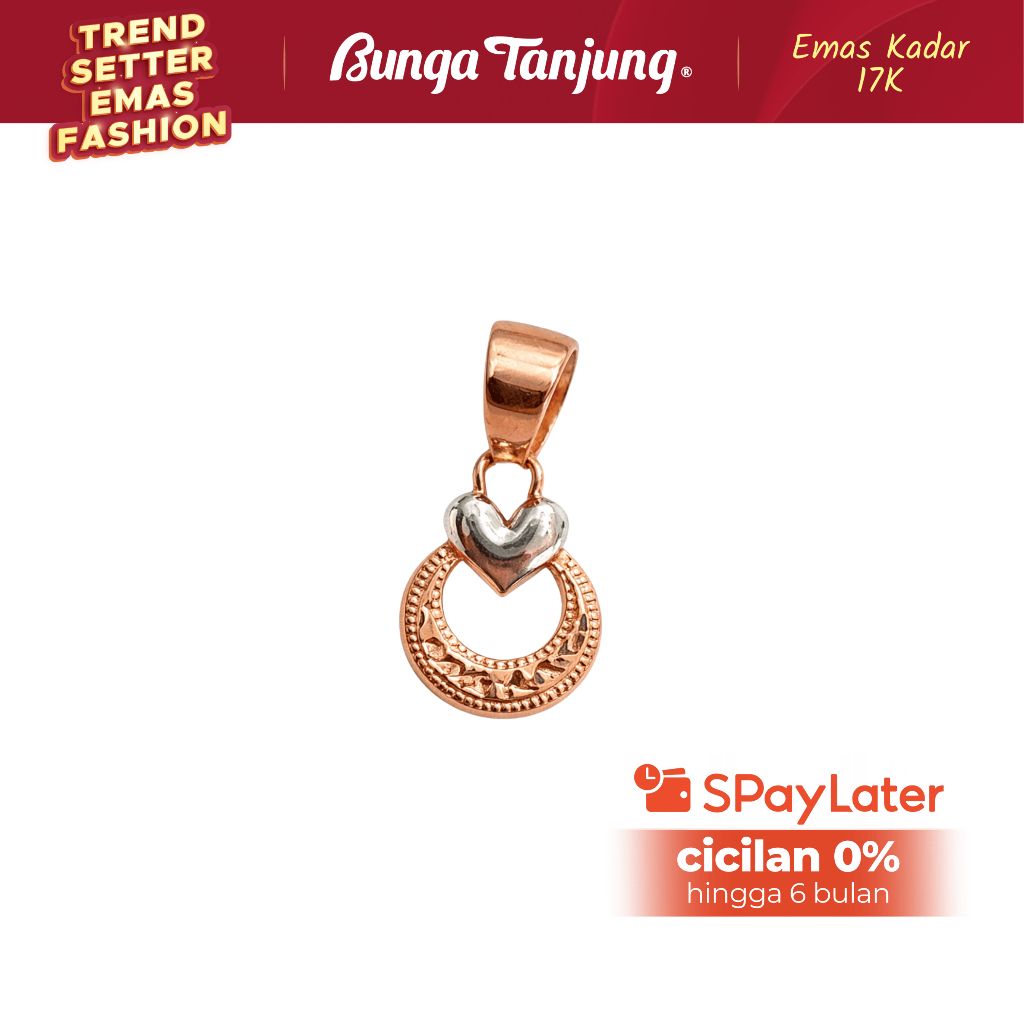 LIONTIN ETERNA LOVE - EMAS 17K - BUNGA TANJUNG GOLD