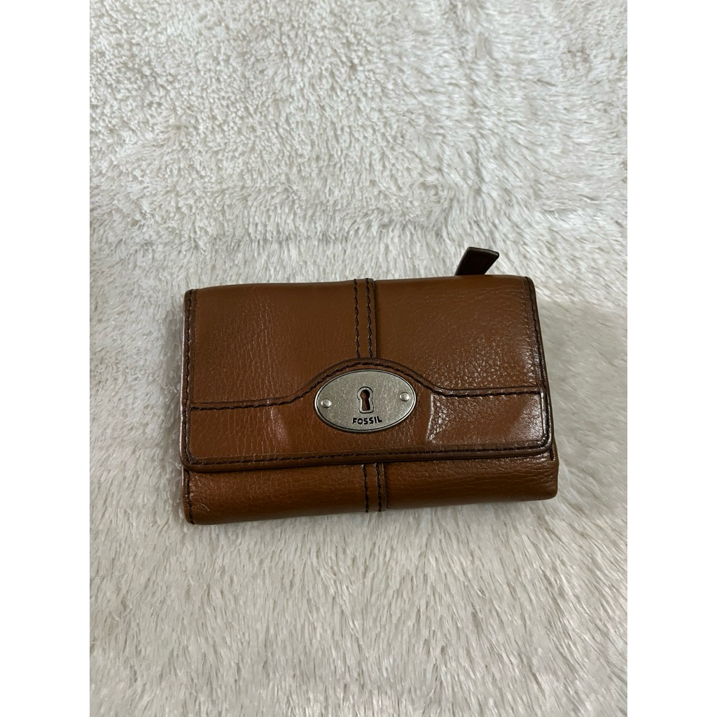 dompet fo55il maddox trifold medium preloved