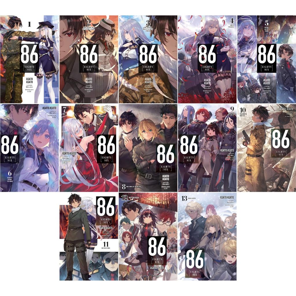86-EIGHTY-SIX (light novel) (13 book series)