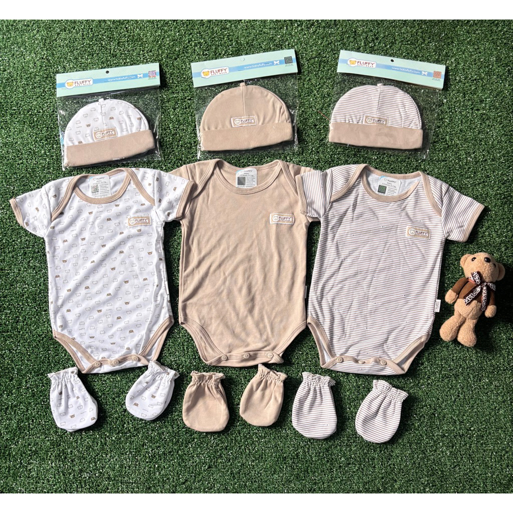 set 6 pcs jumper bayi merk fluffy jumper bayi newborn baju bayi new born fluffy baby wear