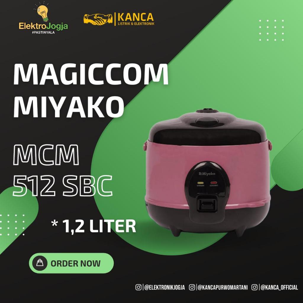Miyako Rice Cooker / Magic Com MCM-512C SBC / MCM 512 C SBC