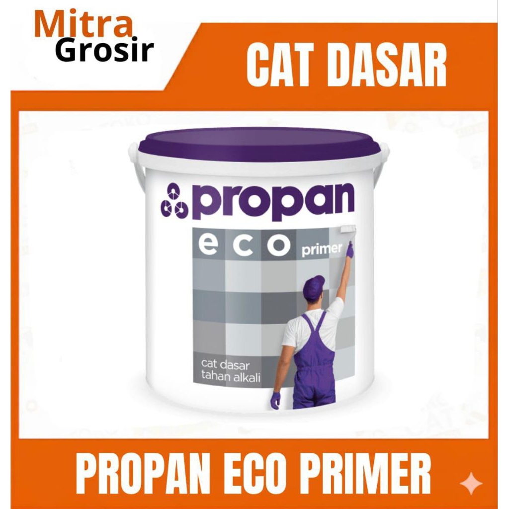 CAT DASAR PROPAN | PROPAN CAT DASAR INTERIOR DAN EKSTERIOR ECO PRIMER 5KG DAN 25KG