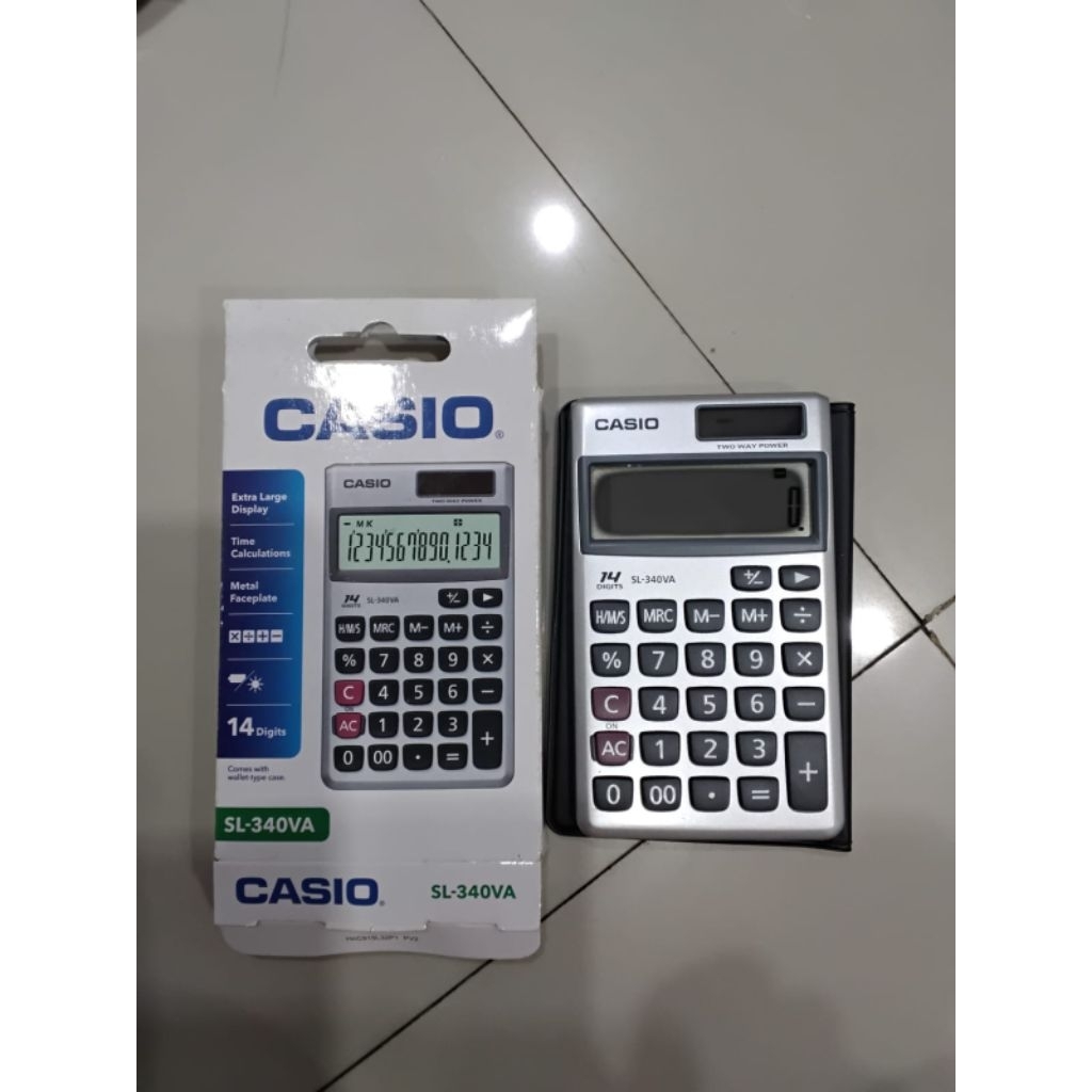SL 340V  casio calculator minus LCD layarnya hitam