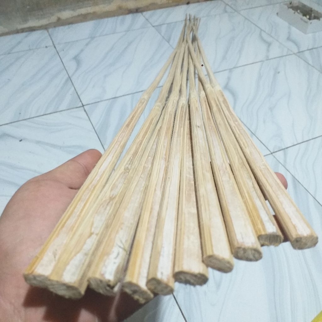 PROMO BELI 10 GRATIS 1 - PANCING TAJUR BAMBU TRADISIONAL LENTUR & KUAT - Joran Bambu Lurus Pilihan -
