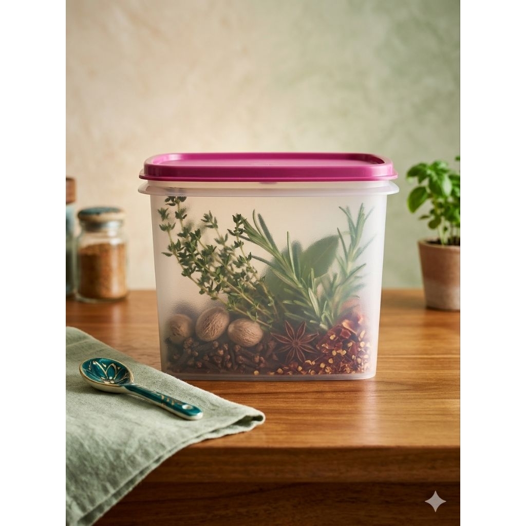 Tupperware Shelf Saver - 850 ml - new, wadah gula kopi tupperware