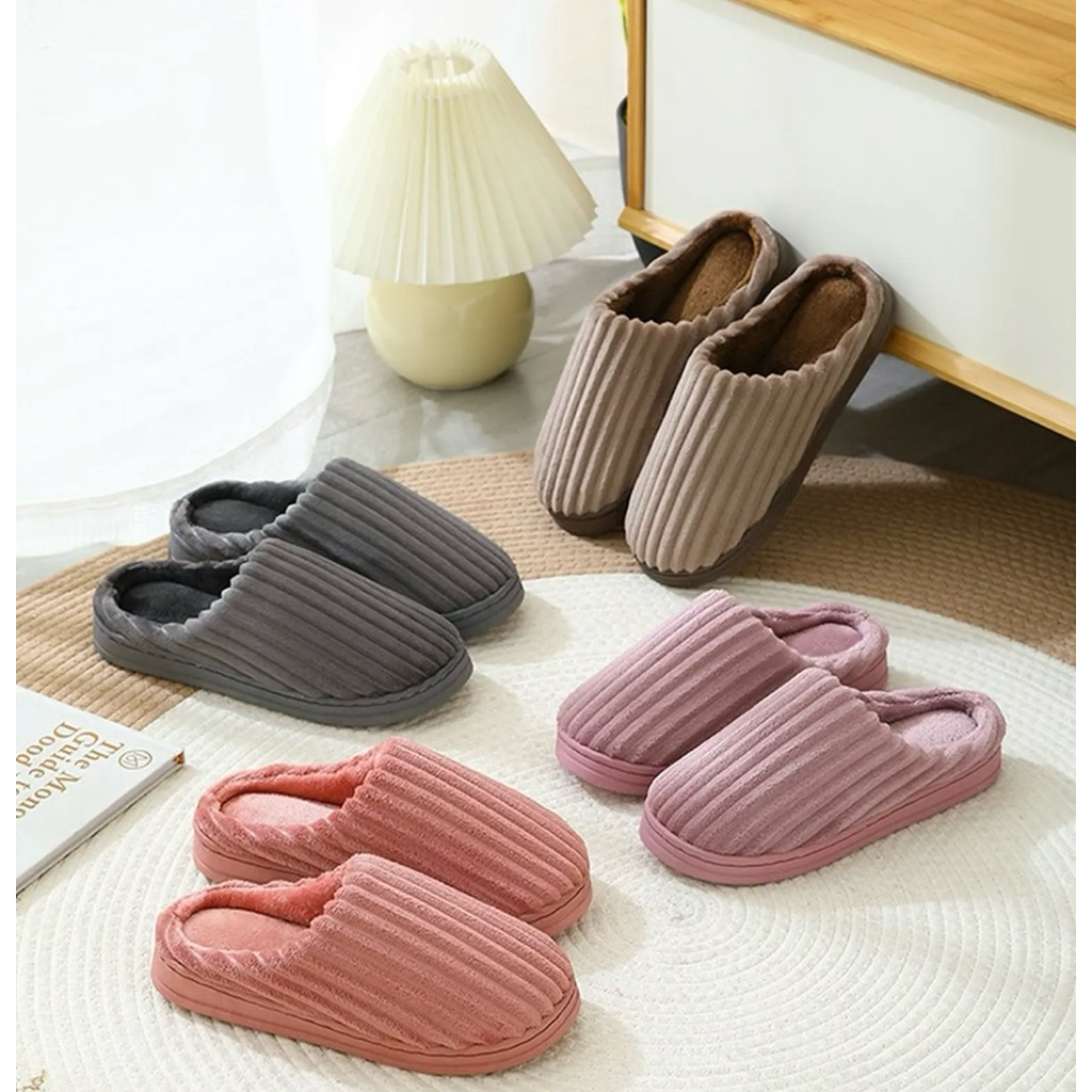 Sandal Pria Wanita 52 Sendal Rumah Bulu Nyaman Empuk