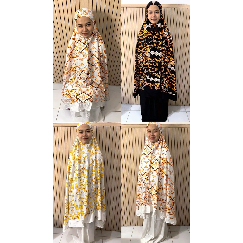 mukena rayon premium motif jodha