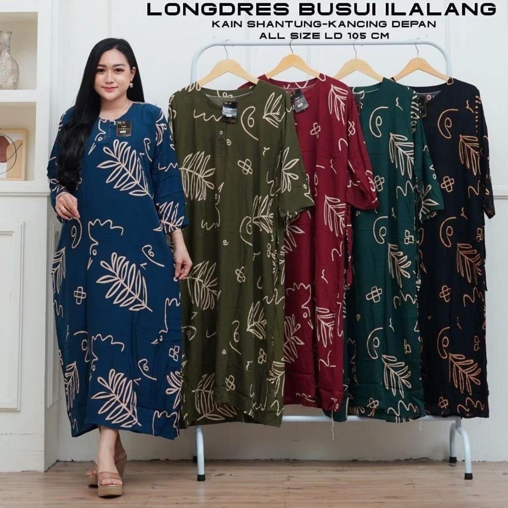100RIBU DAPET 4PCS DASTER LENGAN PANJANG BUSUI TALI SAMPING ILALANG WARNA RANDOM - DASTER BUSUI