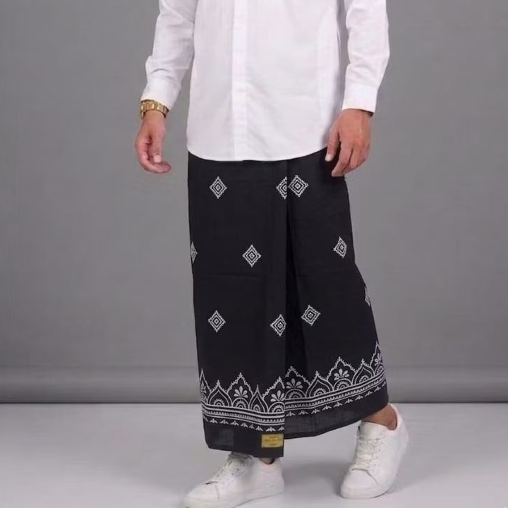 Sarung bordir wadimor motif timbul - Sarung shalat - Sarung kemasan box