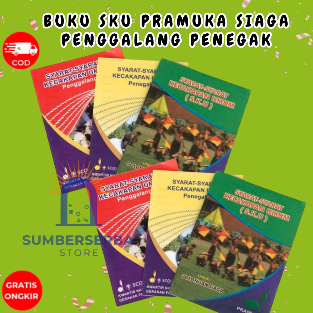 Buku SKU Pramuka Siaga Penggalang Penegak Ukuran Kecil Saku
