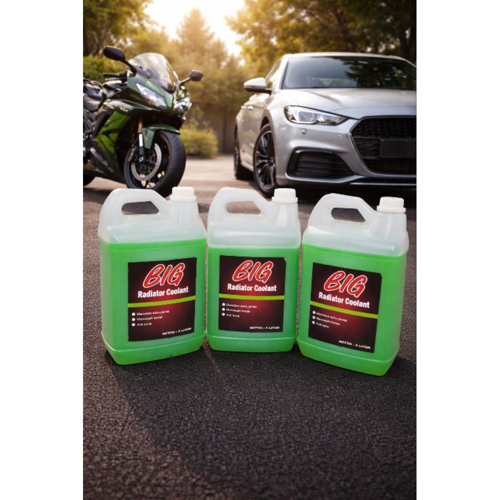 PROMO RADIATOR COOLANT BIG COOLANT 5 LITER PENDINGIN MESIN MOTOR, MOBIL