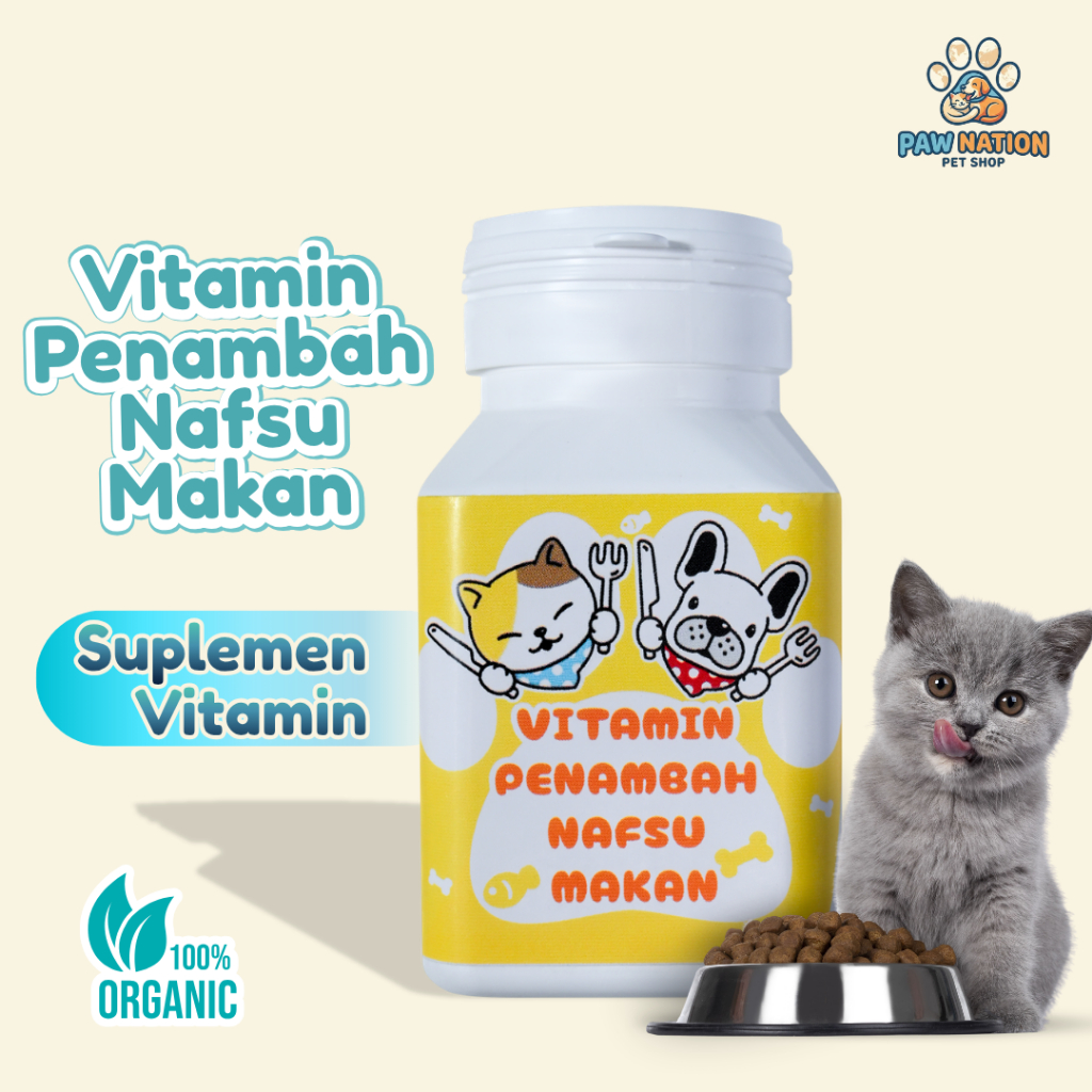 Siji Premium Vitamin Penambah Nafsu Makan Bubuk | Suplemen Kucing Anjing