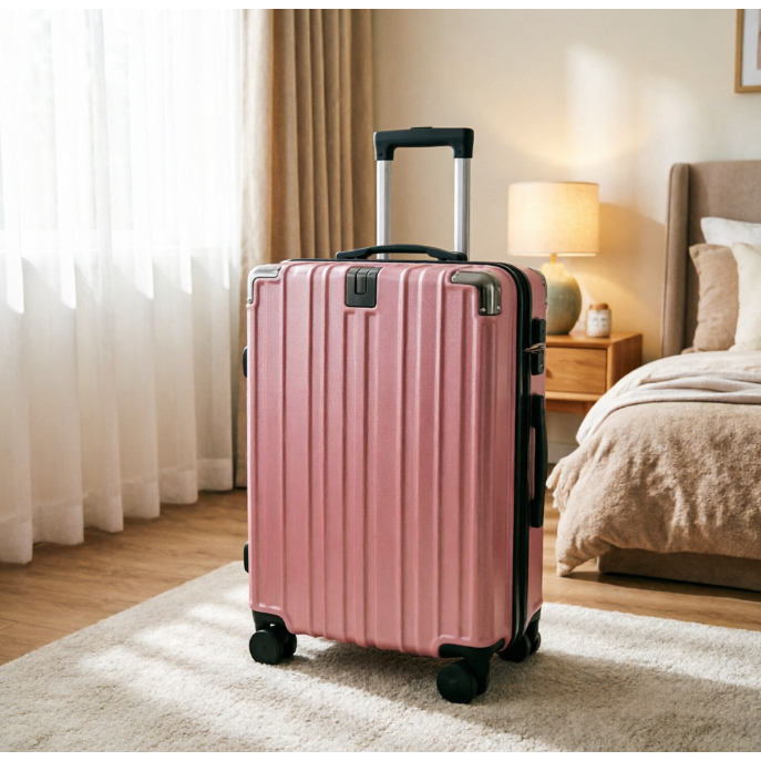 IBKoper W158 koper hardcase koper jumbo  20Inch 24Inch Hardcase ABS Tahan Banting 4 Roda 360° Putara