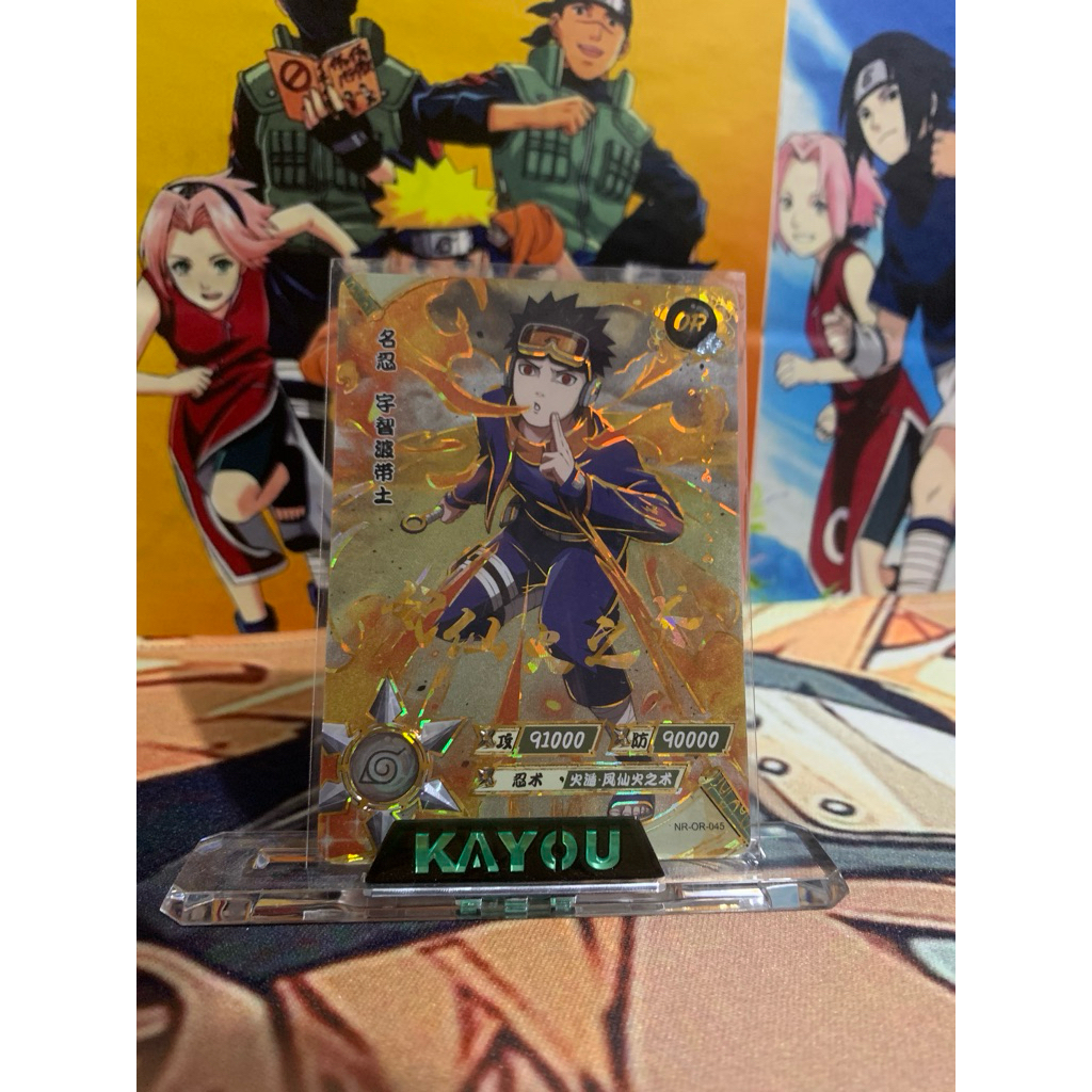 Kartu Naruto OR Obito OR-045  Original Kayou