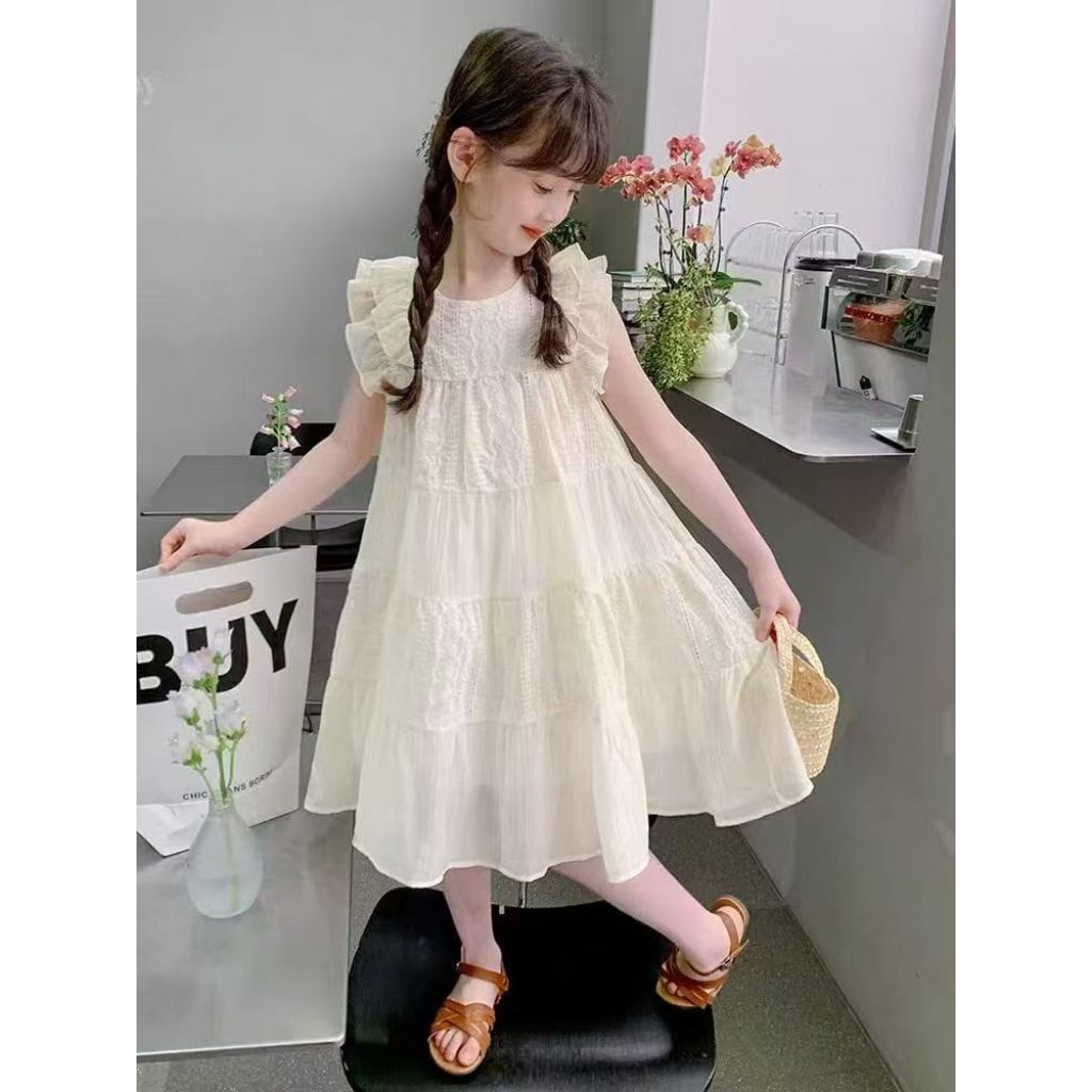(COD) 2-7 Thn// Dress Katboll //Baju Anak Murah//Dress Anak Import// Fashion Anak Bangkok// Kado Ula
