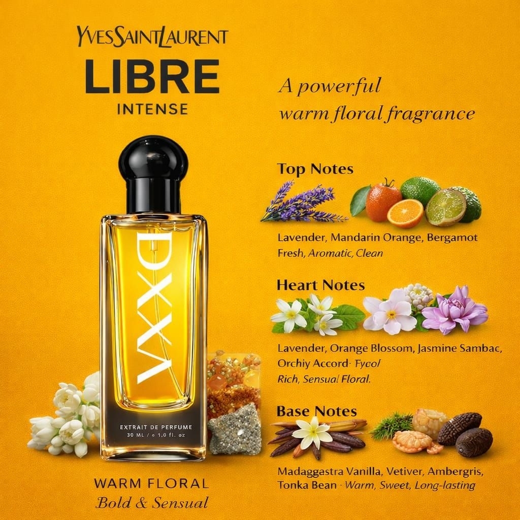 DXXA Perfume Premium - Aroma YSL Libre Intens Extrait 30ml (Wanita)