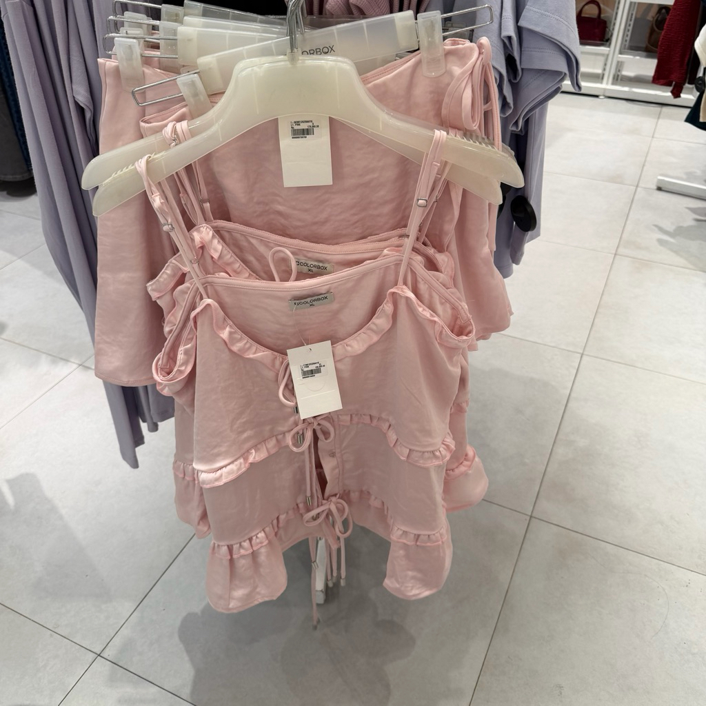 blouse ruffle tanpa lengan colorbox sale