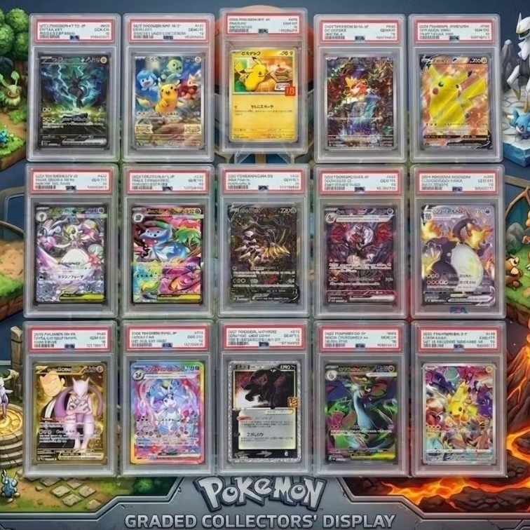 PSA 10 Slab Pokemon TCG Charizard Mew Gardevoir Umbreon Pikachu Batik Zekrom Eevee Articuno Gengar V