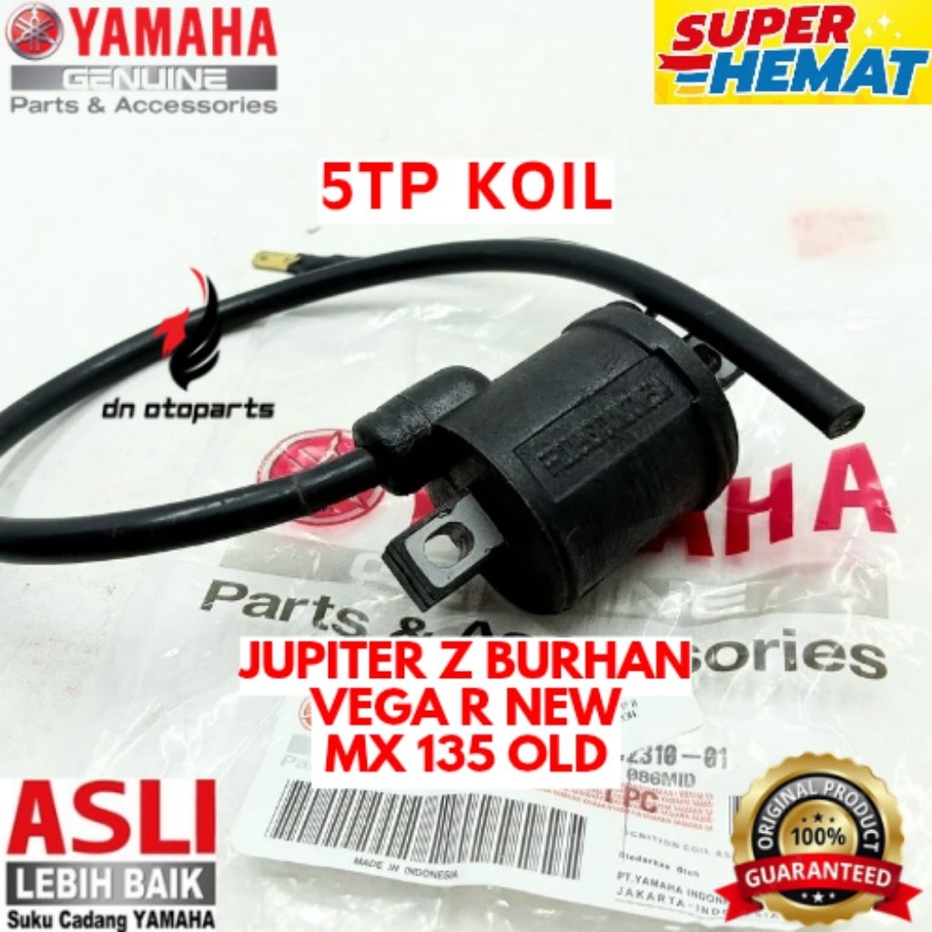 KOIL ORIGINAL YAMAHA KODE 5TP, KOIL JUPITER Z BURHAN, KOIL VEGA R NEW, KOIL MX 135 OLD









