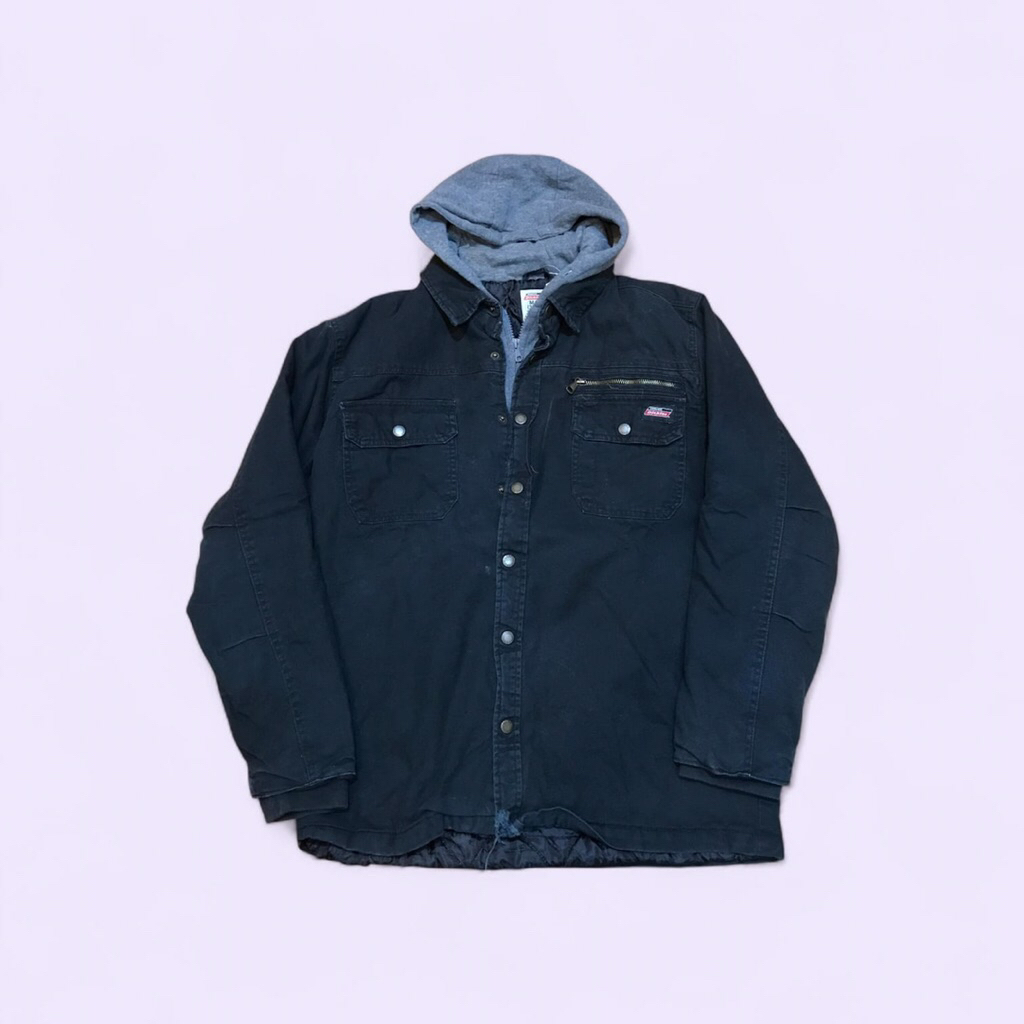 Dickies Work Inner Hoodie Jacket Trucker Jeans  Size M