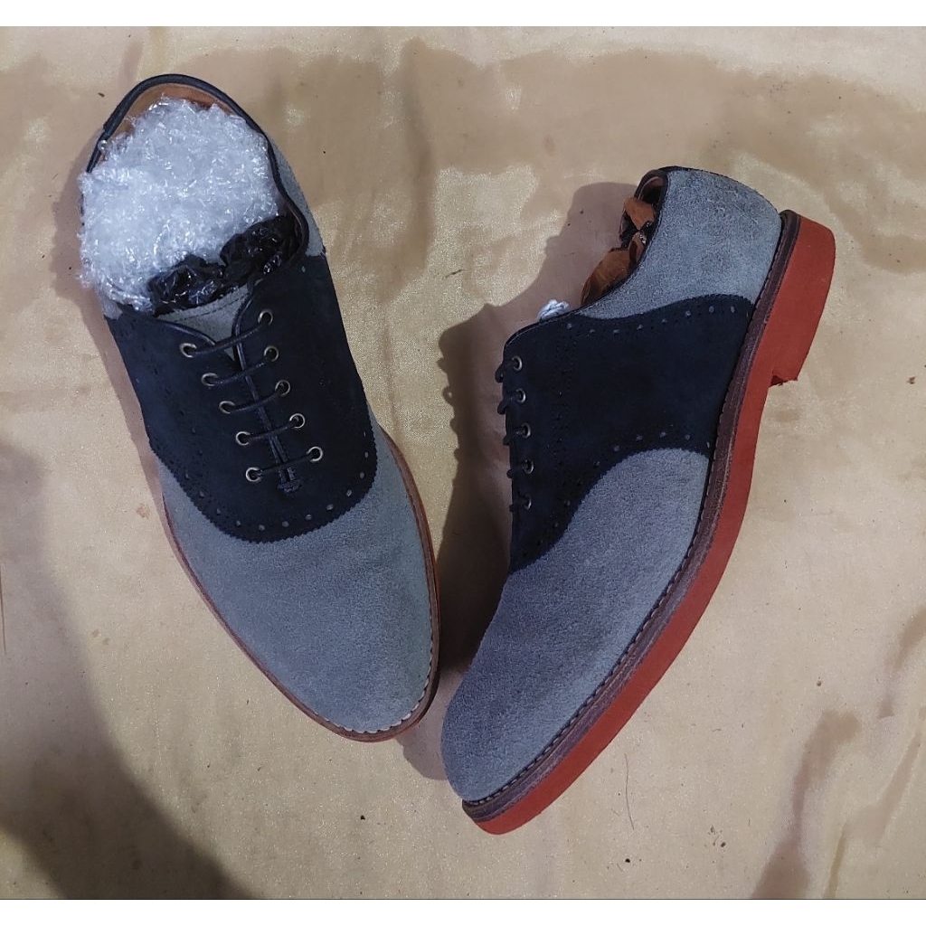 Oxford Fortuna Shoes Jalan Sriwijaya Suede 2 tone