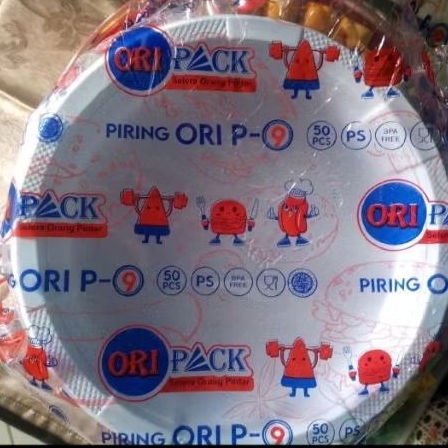 ORI PACK Piring Makan Plastik Tebal Putih Sekali Pakai UK P9 BESAR DIAMETER 21CM Piring Catering Tah