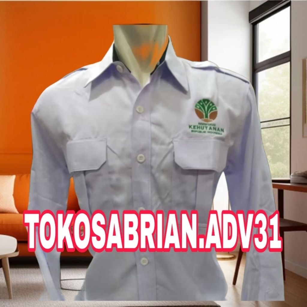 Kemeja kehutanan baju kementrian kehutanan baju kerja kementrian kehutanan terbaru