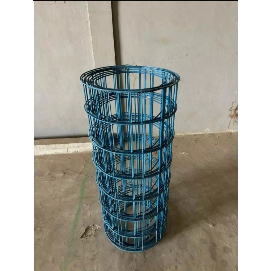 Rangka Besi Kolam Bulat Wiremesh Ulir Anti Karat