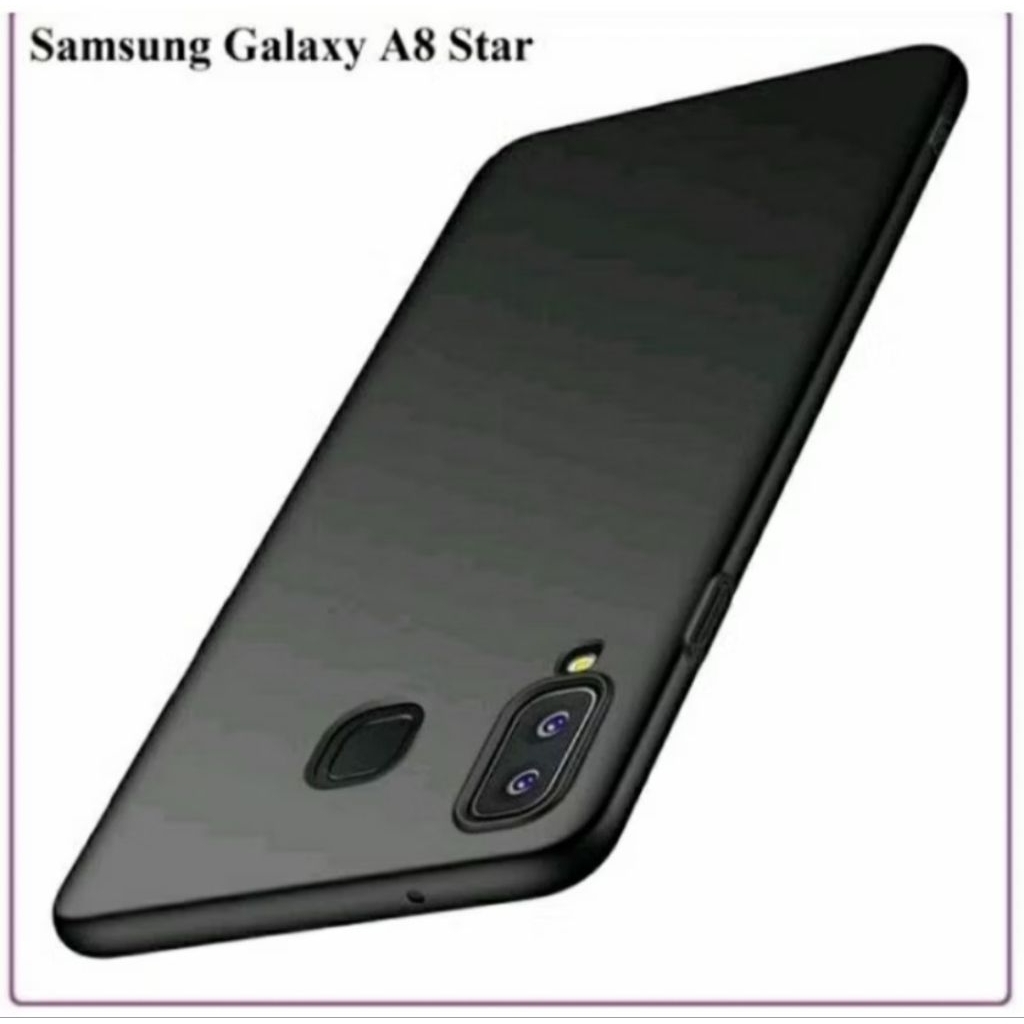 Case Samsung A8 Star/A9 Star Softcase Premium Black Casing Hp Silikon Hitam