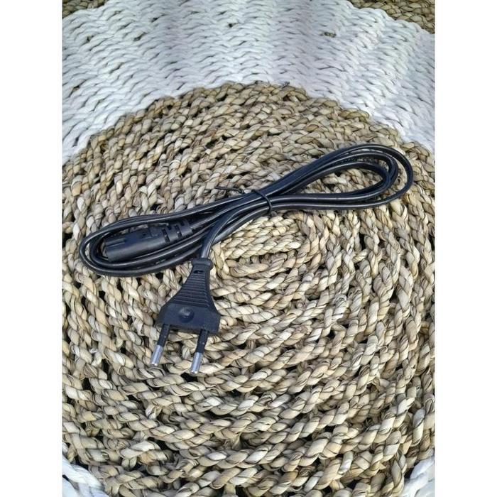 Kabel Listrik Hitam Dengan Stopkontak Eropa, Kabel Rambut, Kabel Listrik