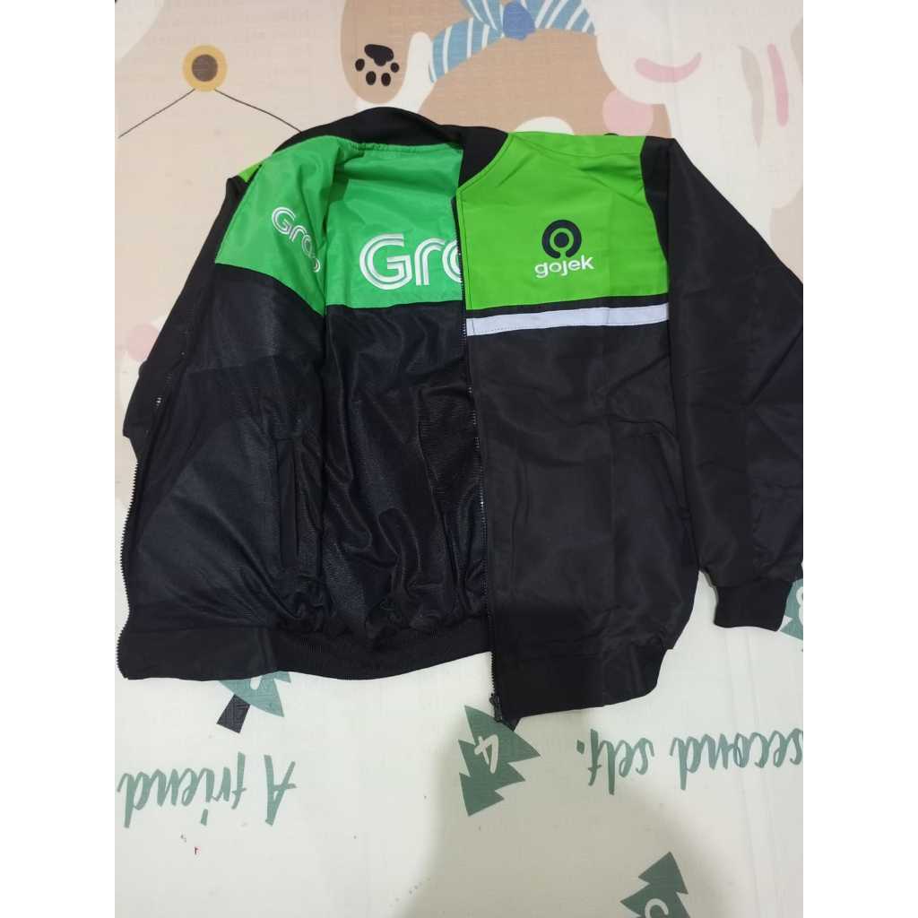 JAKET GOJEK GRAB MODEL SIMPLE KEREN MURAH