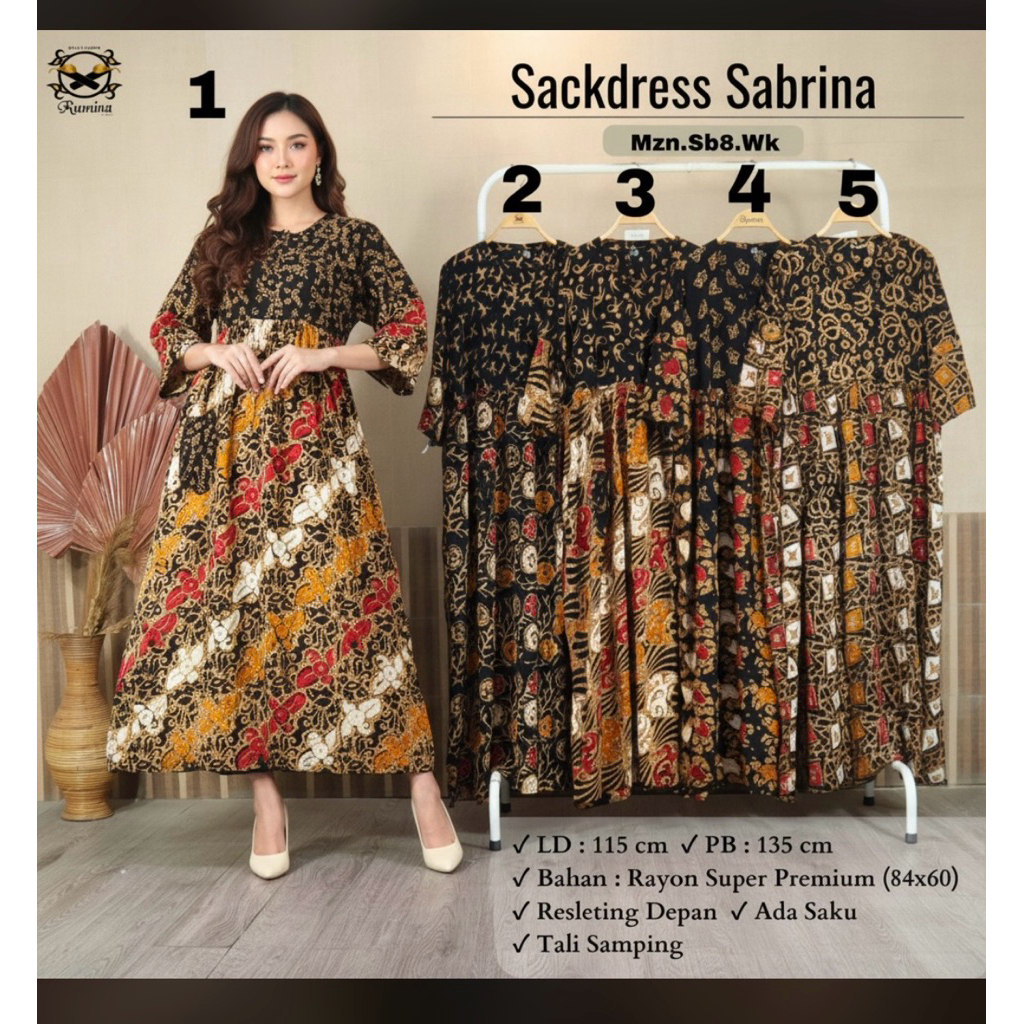 sackdres sabrina motif label Rumina batik ,fashion_Naffiss