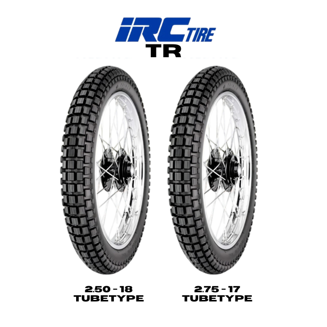 Ban Luar Semi Trail Suzuki A100 L2s L2g L2 Series Irc Tire Tr 2.50 Ring 18 2.75 Ring 17