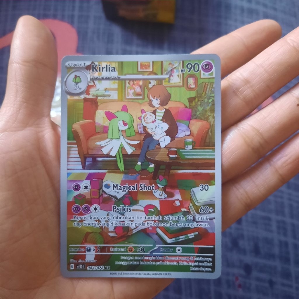 KARTU POKEMON ART RARE KIRLIA AR TCG BAHASA INDONESIA