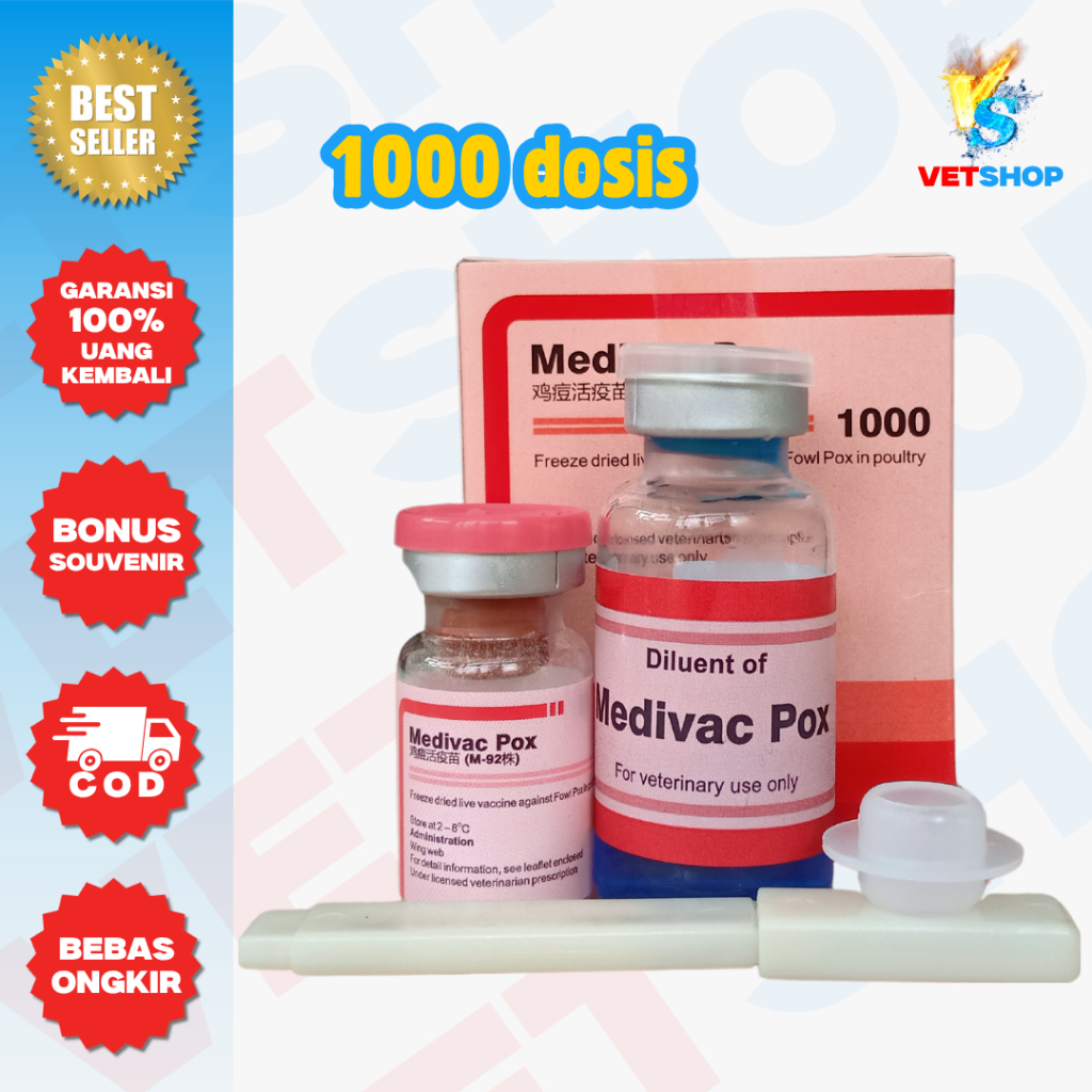 Medivac Pox 1000 Dari MEDION - VETSHOP
