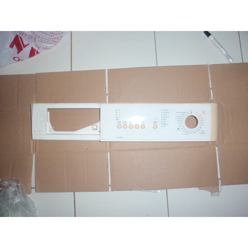 Modul Tombol Mesin Cuci LUX Royal Front Load WH1092 WH 1092 Kapasitas 9.1kg