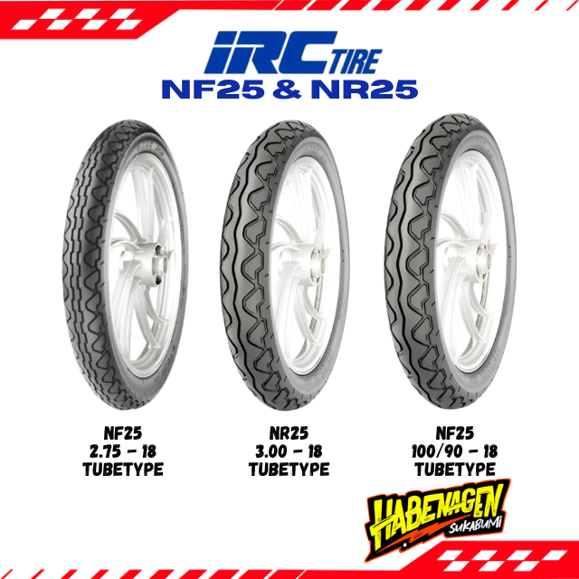 Ban Original Honda Tiger 2000 Tiger Revo Megapro Lama Irc Ring 18 Nf25 2.75 Nr25 3.00 Nr25 100/90
