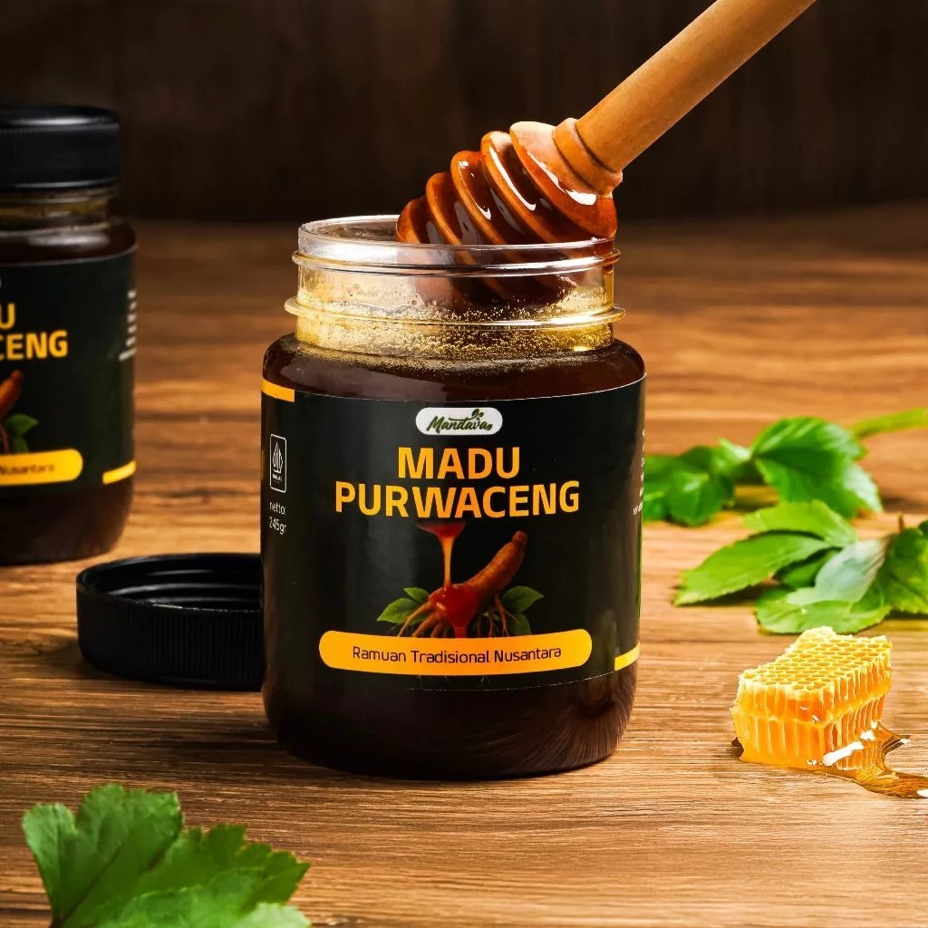 HARGA MURAH Madu Purwaceng Original Kombinasi Ekstrak Purwaceng & Madu Asli Untuk Pria  - Mandava