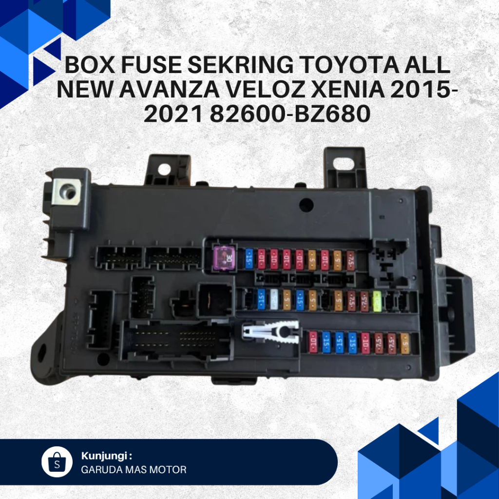 BOX FUSE SEKRING TOYOTA ALL NEW AVANZA VELOZ XENIA 2019 - 2021 82600-BZ680