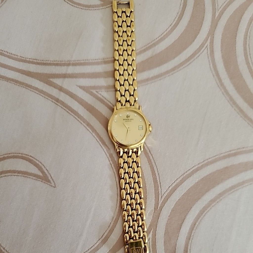 Jam vintage Raymond Weil Chorus model 5368 with a quartz movement and date display ( untuk perempuan