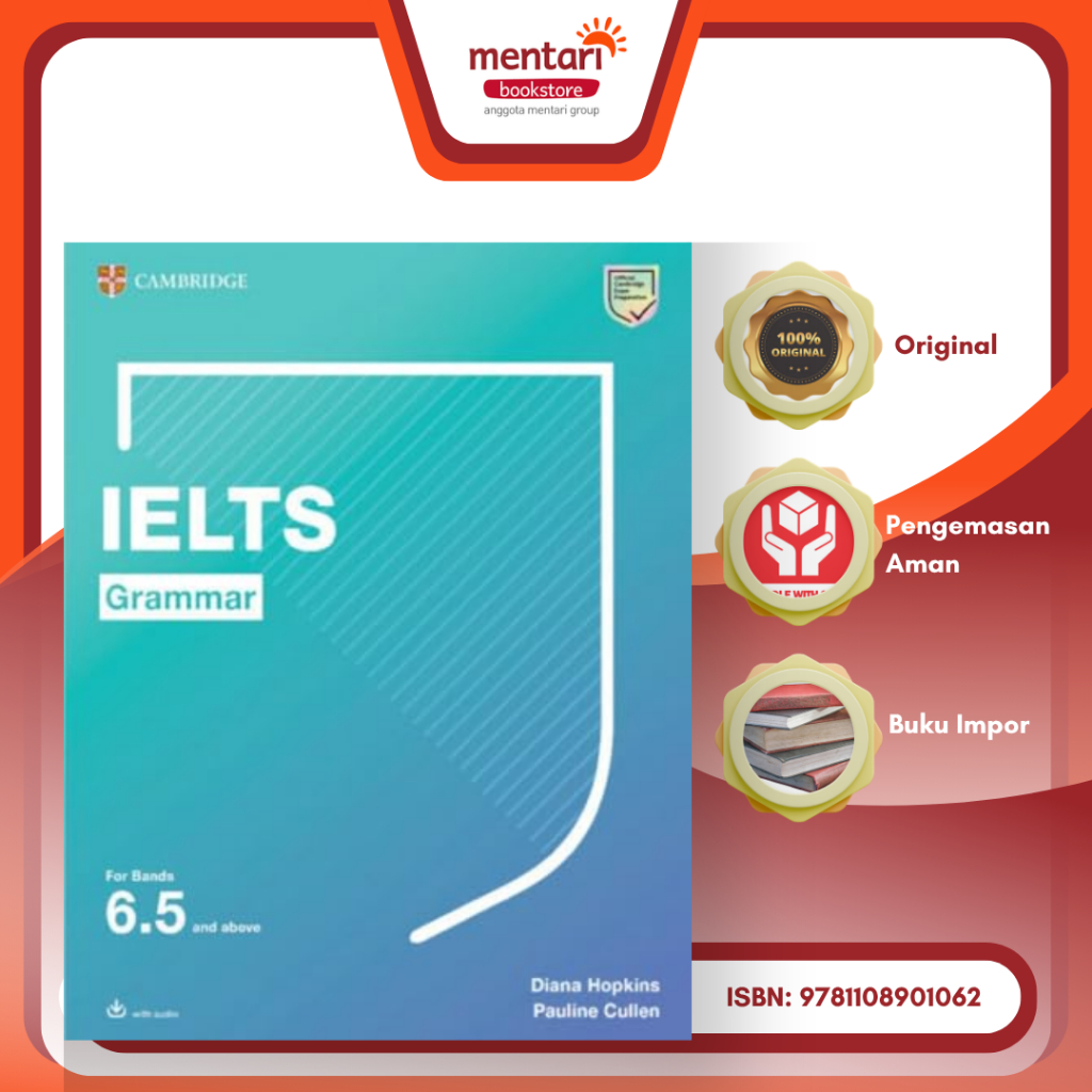 Mentari Bookstore Cambridge Elt - IELTS Grammar For Bands 6. 5 and above. Student's Book with Answer